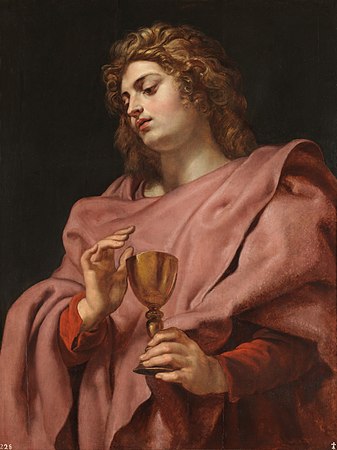 Saint Jean l'Évangéliste, vers 1611, Pierre Paul Rubens, Musée du Prado.