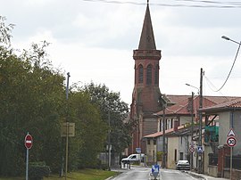 The church in Saint-Hilaire