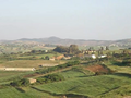 Vue sur les environs de la ville