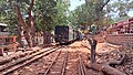 A Train entering Matheran Station