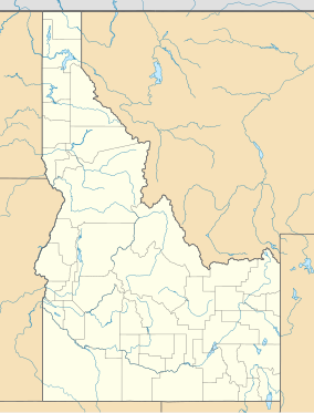 A map of Idaho showing the location of Pend Oreille WMA