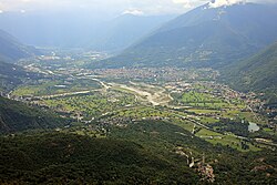 Panorama de la vallée.