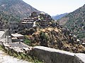 Roghudi Vecchio, bourg abandonné, sur son piton rocheux