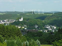 Skyline of Bad Marienberg