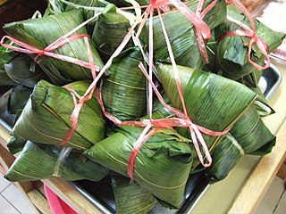 Uncooked zongzi