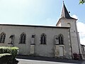 L'église Saint-Martin vue latéralement, après sa rénovation.