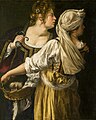 Artemisia Gentileschi, Judit kun sia servistino, 1612-1613 ĉirkaŭ, Florenco, Palazzo Pitti.