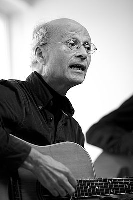 Peter Koene op een huisconcert in januari 2013