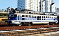 Vista dunha locomotora Talgo da serie 354 na estación da Coruña.