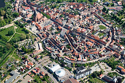 Skyline of Röbel/Müritz