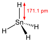 Structuurformule van stannaan