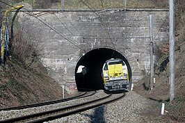 Tunnel van Froidmont, kant Luik