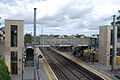 Footbridge at Malahide Station connecting platform 1 and platform 2