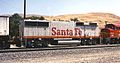 ATSF 331, an EMD GP60B, at Caliente, California