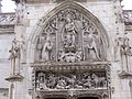 Detalhe da fachada da capela de Saint-Hubert do Château d'Amboise. 1491–96