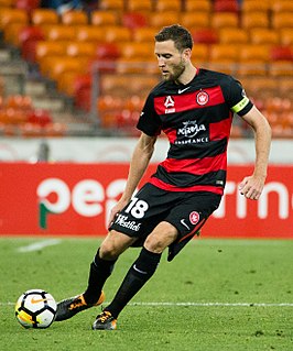 Cornthwaite in 2017 als speler van Western Sydney Wanderers