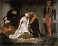 Die Hinrichtung der Lady Jane Grey (1833). National Gallery, London