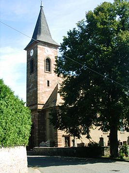 De Sint-Leodegarkerk van Eglingen