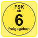 Altersfreigabelogo für Medien in Deutschland von de:Freiwillige Selbstkontrolle der Filmwirtschaft seit Dezember 2008 ab 6