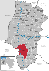 Lingen (Ems) – Mappa