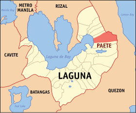 Mapa a pakabirukan ti Paete