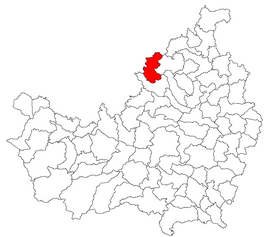 Location in Cluj County