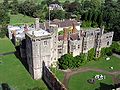 Thornbury Castle from the top of St Mary’s Church tower