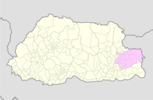 Trashigang Bhutan location map.png