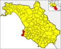 Collocatio finium Municipii in Provincia Salernitana.