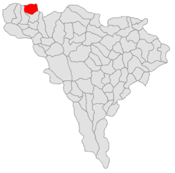 Location in Alba County