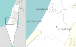 Eshbol is located in Ashkelon region of Israel