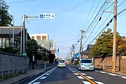 北側を東西に走る県道3号