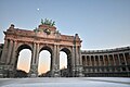 Bruxelles, l'arco del Cinquantenario