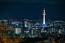 Kyoto Tower viewed from Kiyomizu-dera Temple