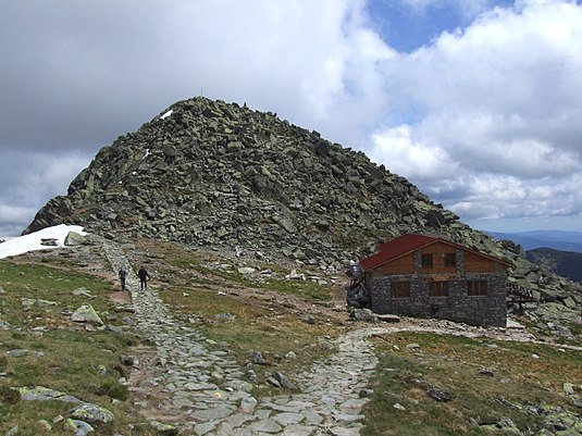 Chopok a Kamenná chata