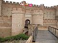 Mudéjar castle of La Mota, in Medina del Campo, Valladolid.