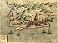 Image 37Map of Durrës in 1573 by Simon Pinargenti (from Albanian piracy)