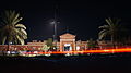 Faisalabad Railway Station at night