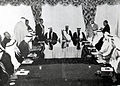 Image 26The emir Isa bin Salman Al Khalifa heads the opening session of the first conference on the formation of a union of the Gulf emirates in February 1968. (from History of Bahrain)