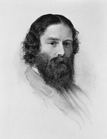 James Russell Lowell circa 1855.