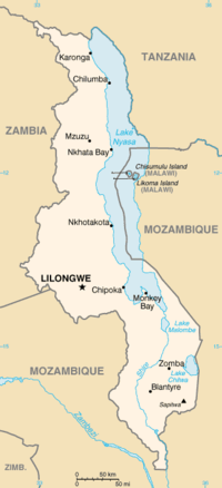 Map of Malawi