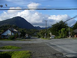 The town of Chaitén in 2007