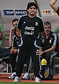 Maradona jako trenér argentinské reprezentace, 2009