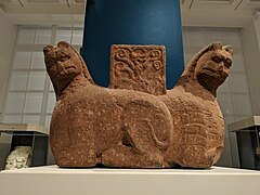 Mathura lion capital with an abacus (1st century CE)