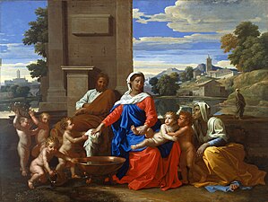 Nicolas Poussin, Święta Rodzina, 1645-1650