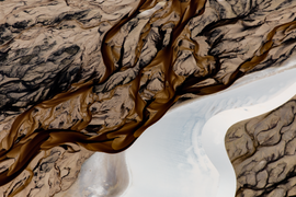 Formes abstraites dans le parc national des Lençóis Maranhenses.