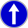 Proceed straight