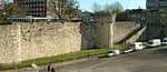 Section of wall running west from Bargate to Arundel Tower and then south to point just south of Castle Water Gate. It includes Arundel Tower, Catchcold Tower, Garderobe Tower, the 40 Steps, Castle Water Gate and Castle Vault, the town walls, Bargate Street the West Gate including portions of town walls and arcades adjoining.