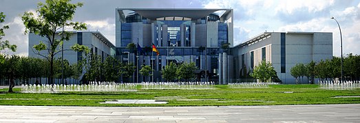 The Federal Chancellery building, seat of the Chancellor of Germany