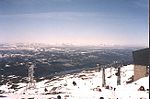 Tusenmetern berg (liftsystemets topp).